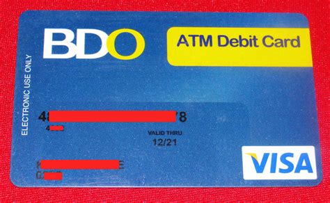 apply for bdo atm card.